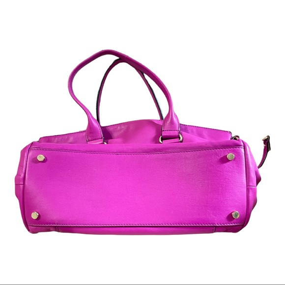 Kate Spade Pink Convertible Satchel Shoulder Crossbody Leather Bag - Picture 4 of 7
